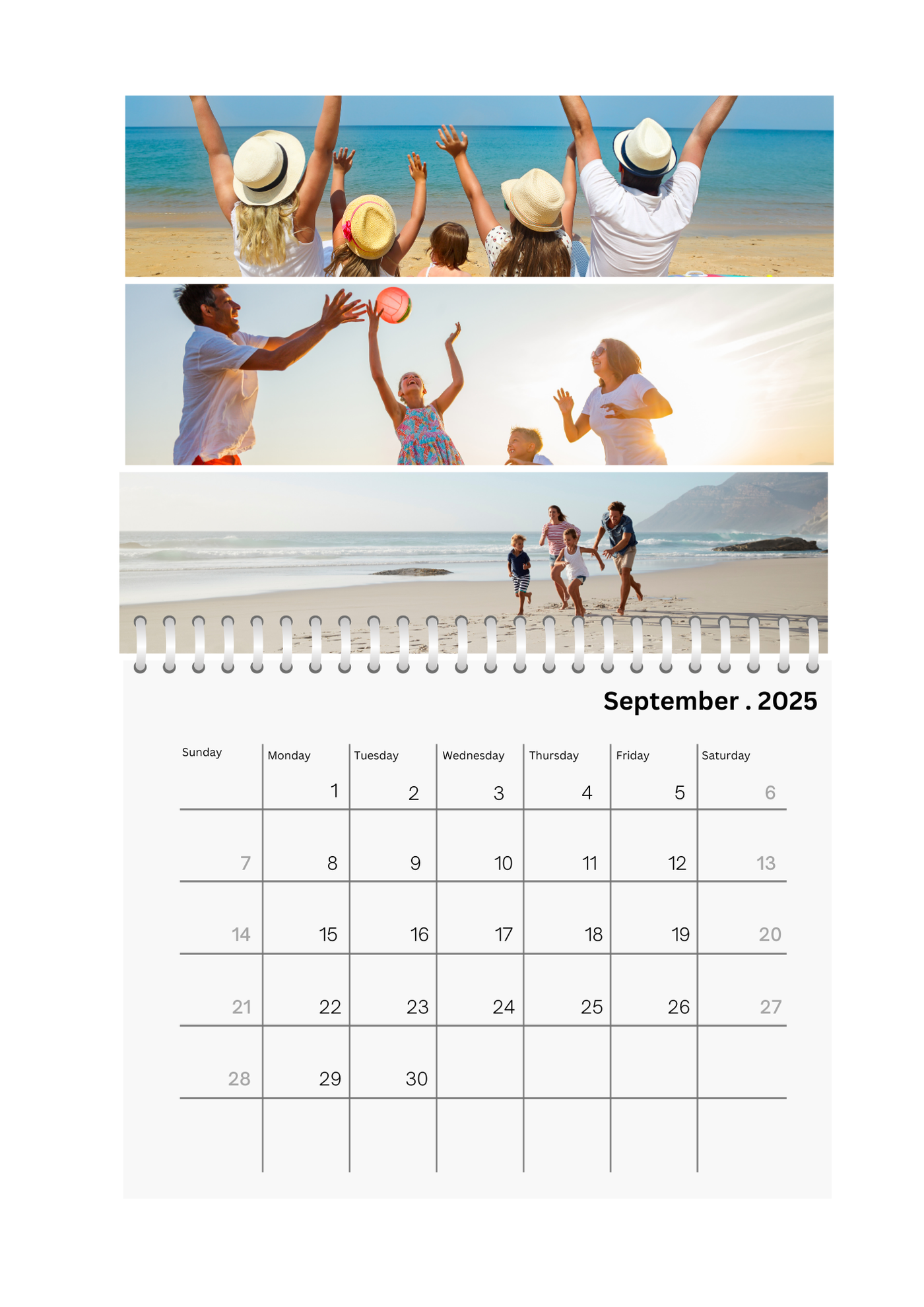 travel memories Wall Photo Calendar 2025