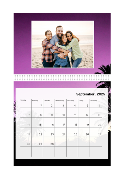 Seasons photo Wall calender 2025