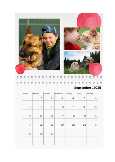 Memories Photo Wall Calendar 2025