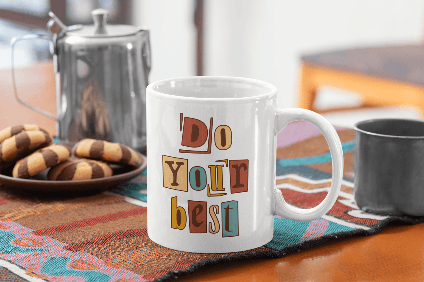 Personalized Ceramic Do your Best  Mug - Unique Gift for Him & Her, Perfect for Any Occasion