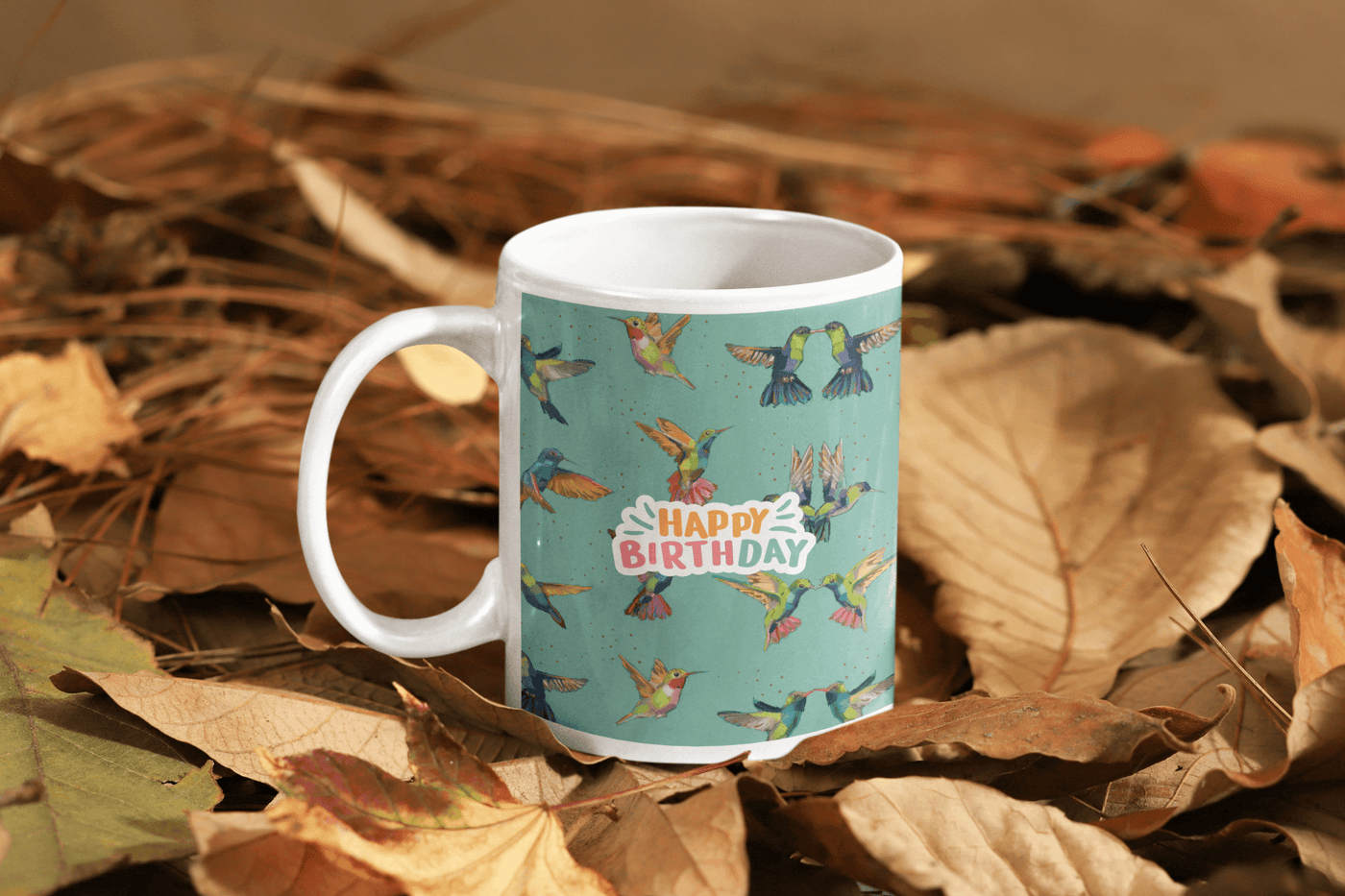 Personalized Happy Birthday Mug: Custom Gift for Him & Her