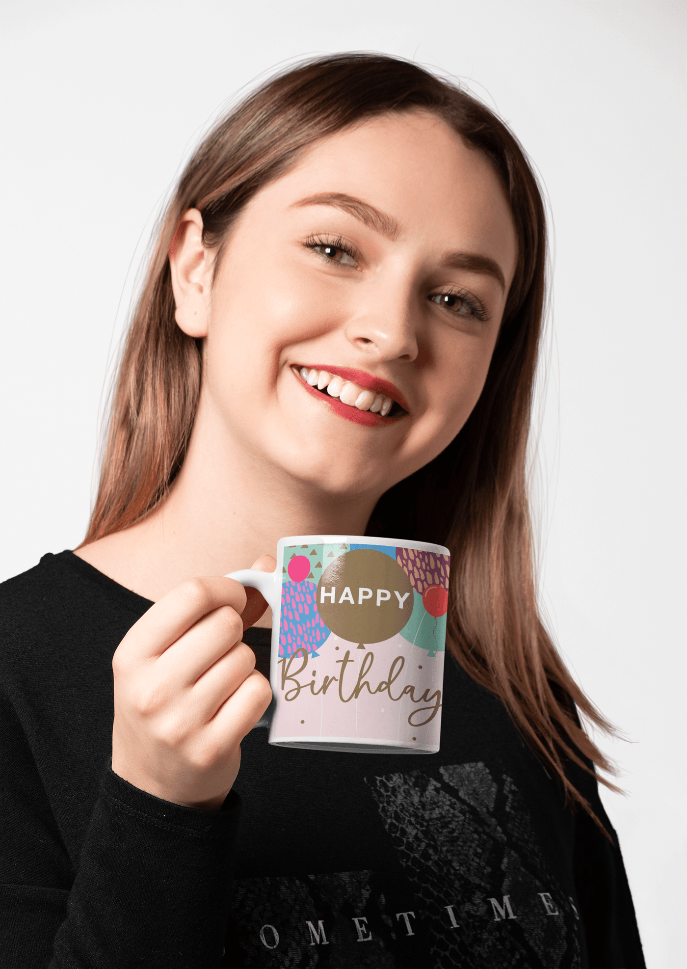 Personalised Happy Birthday Mug -Custom Gift for Her & Him