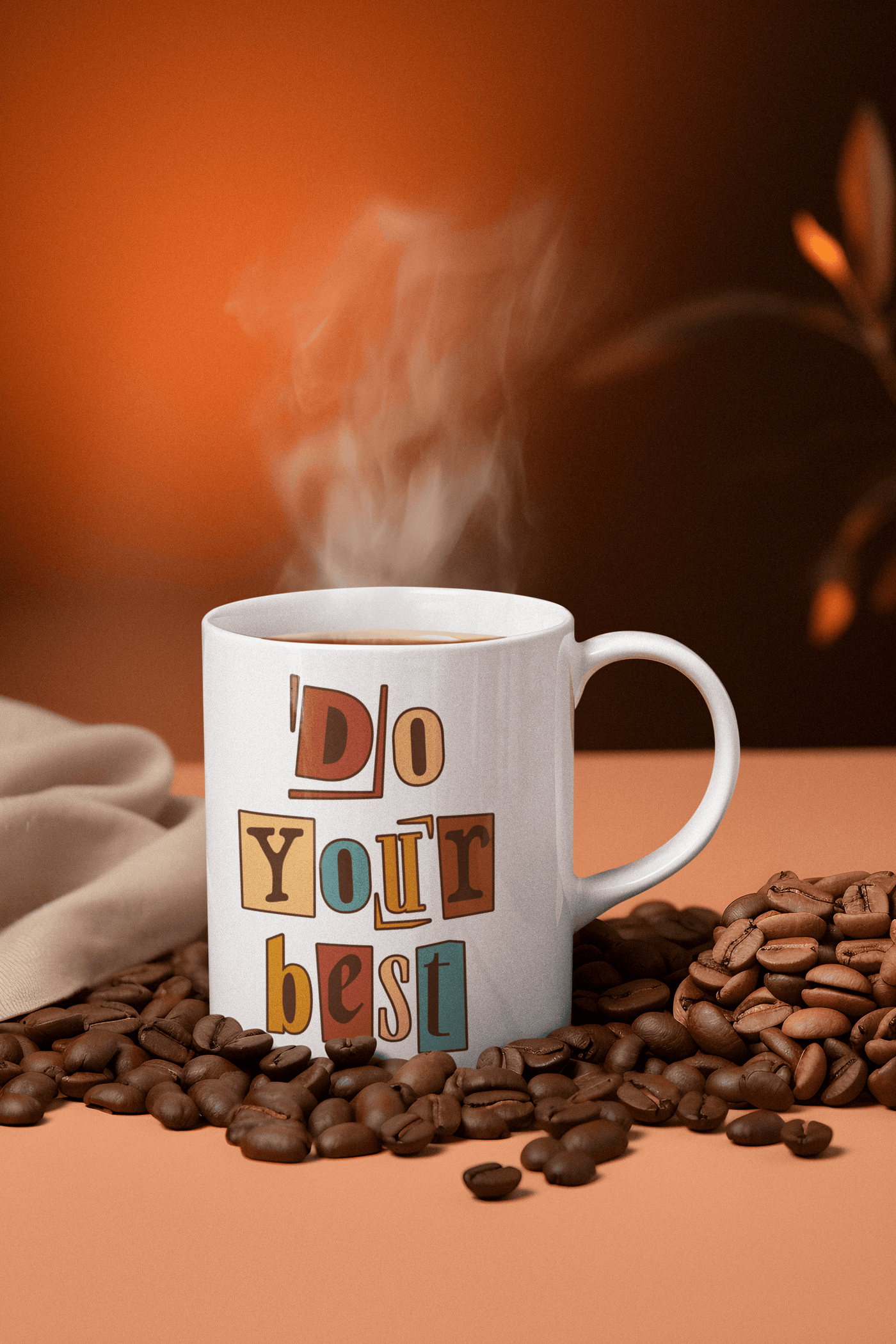 Personalized Ceramic Do your Best  Mug - Unique Gift for Him & Her, Perfect for Any Occasion