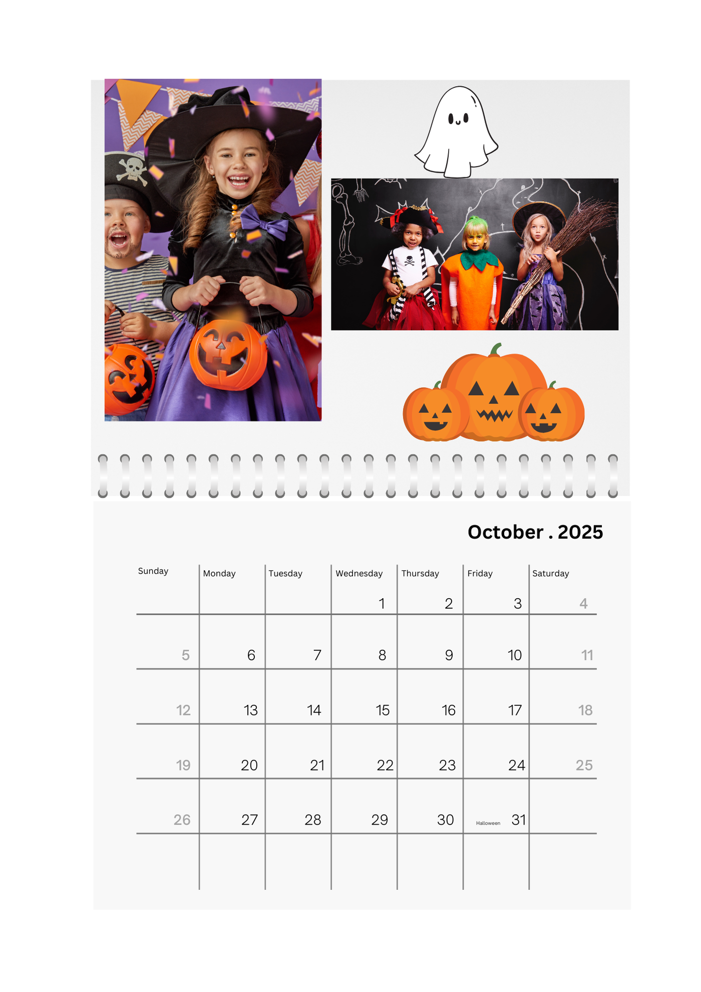 Memories Photo Wall Calendar 2025