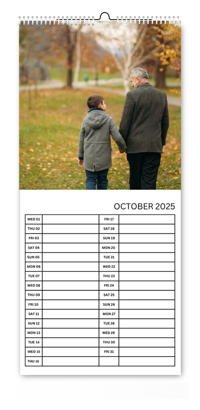 5.5x12" Kitchen Calendar