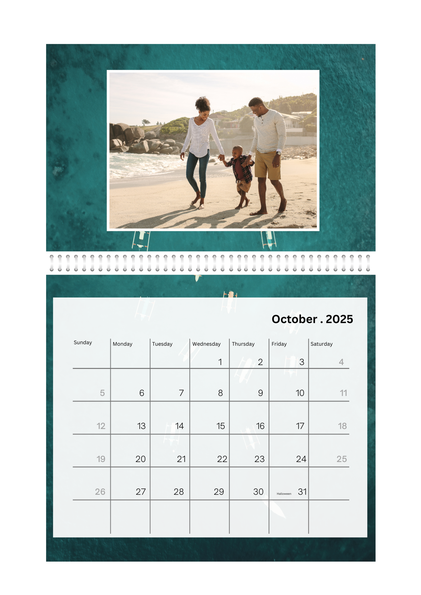 Seasons photo Wall calender 2025