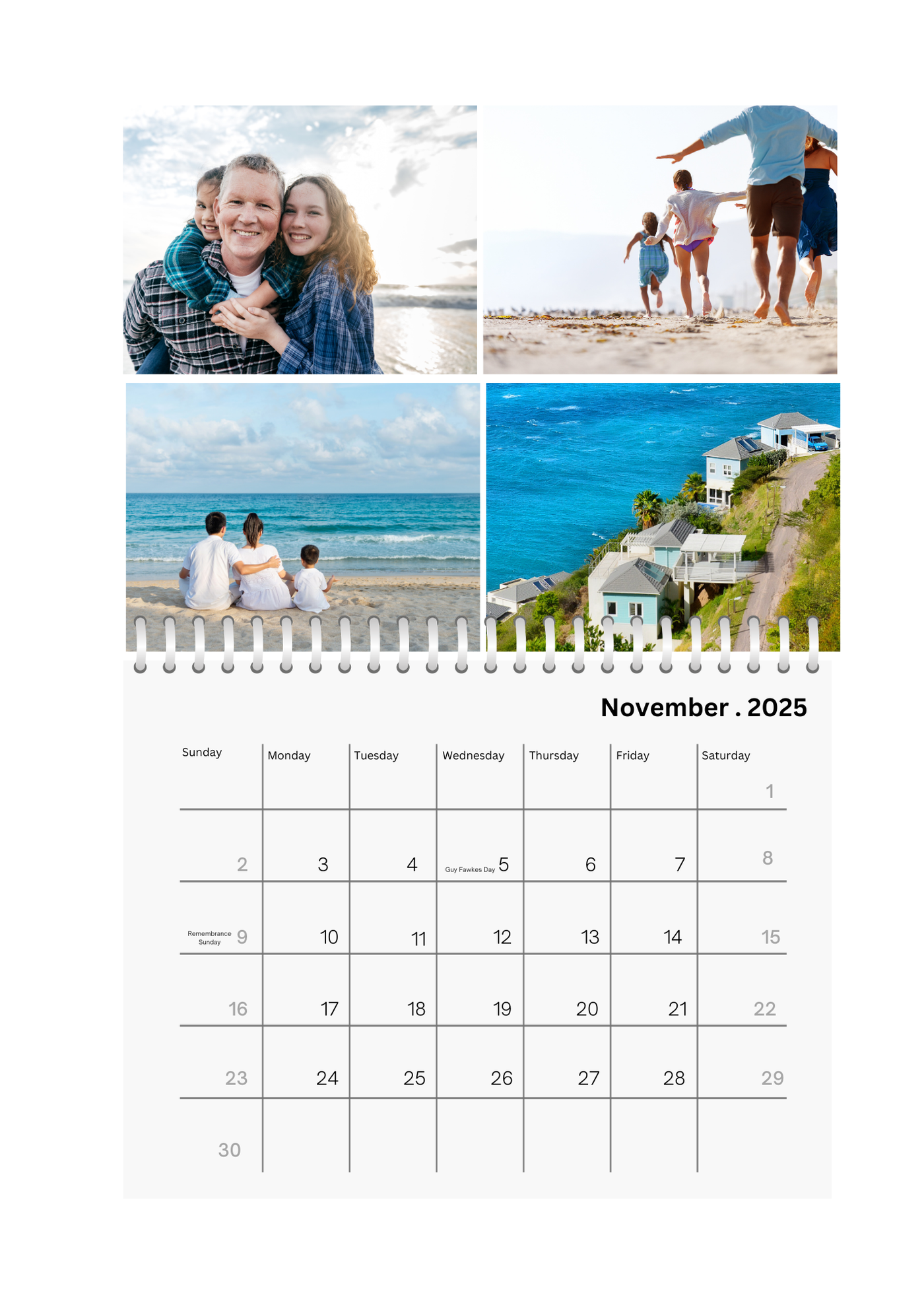 travel memories Wall Photo Calendar 2025