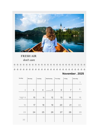 Travel More Wall Calendar 2025