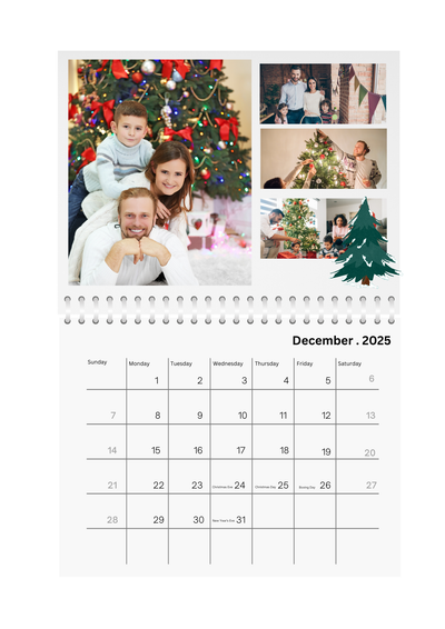 Memories Photo Wall Calendar 2025