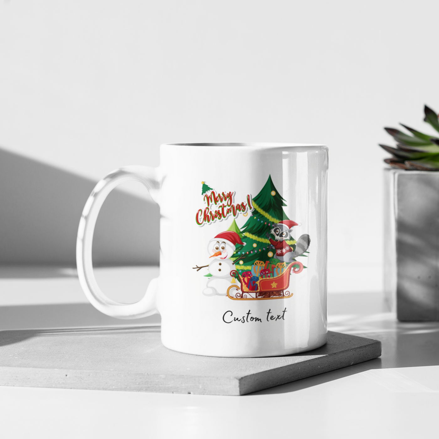 Custom Christmas Mug, Personalised Christmas Mug Ceramic Mug