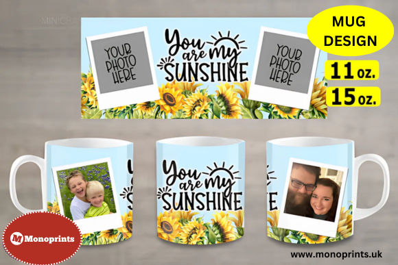 Sunshine Photo Mug Ceramic Mug Gift Photo Personalised Mug