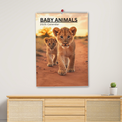 Baby Animals Calendar 2025