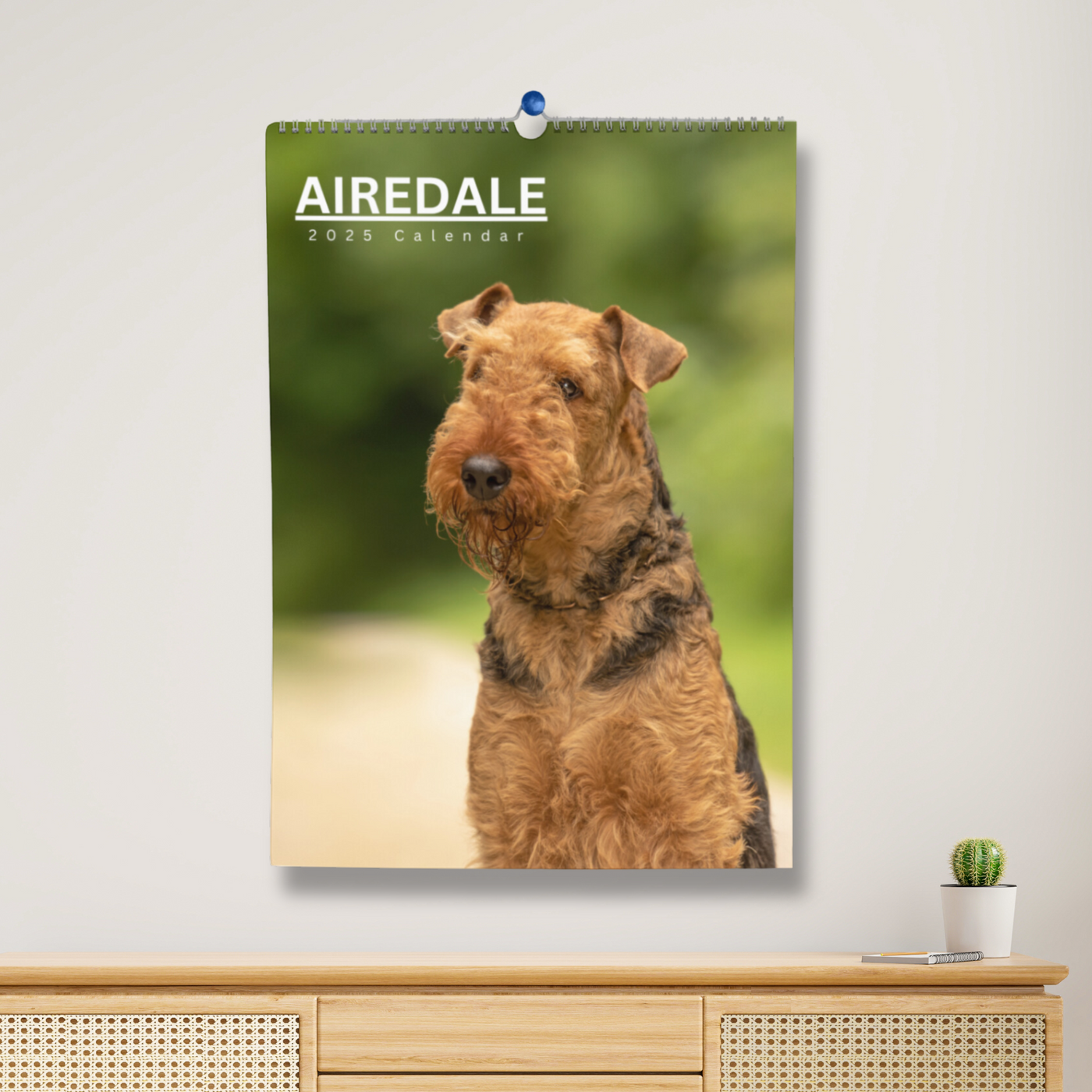 Airedale Terrier Calendar 2025