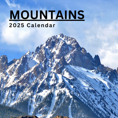 Mountains Calendar 2025 A3