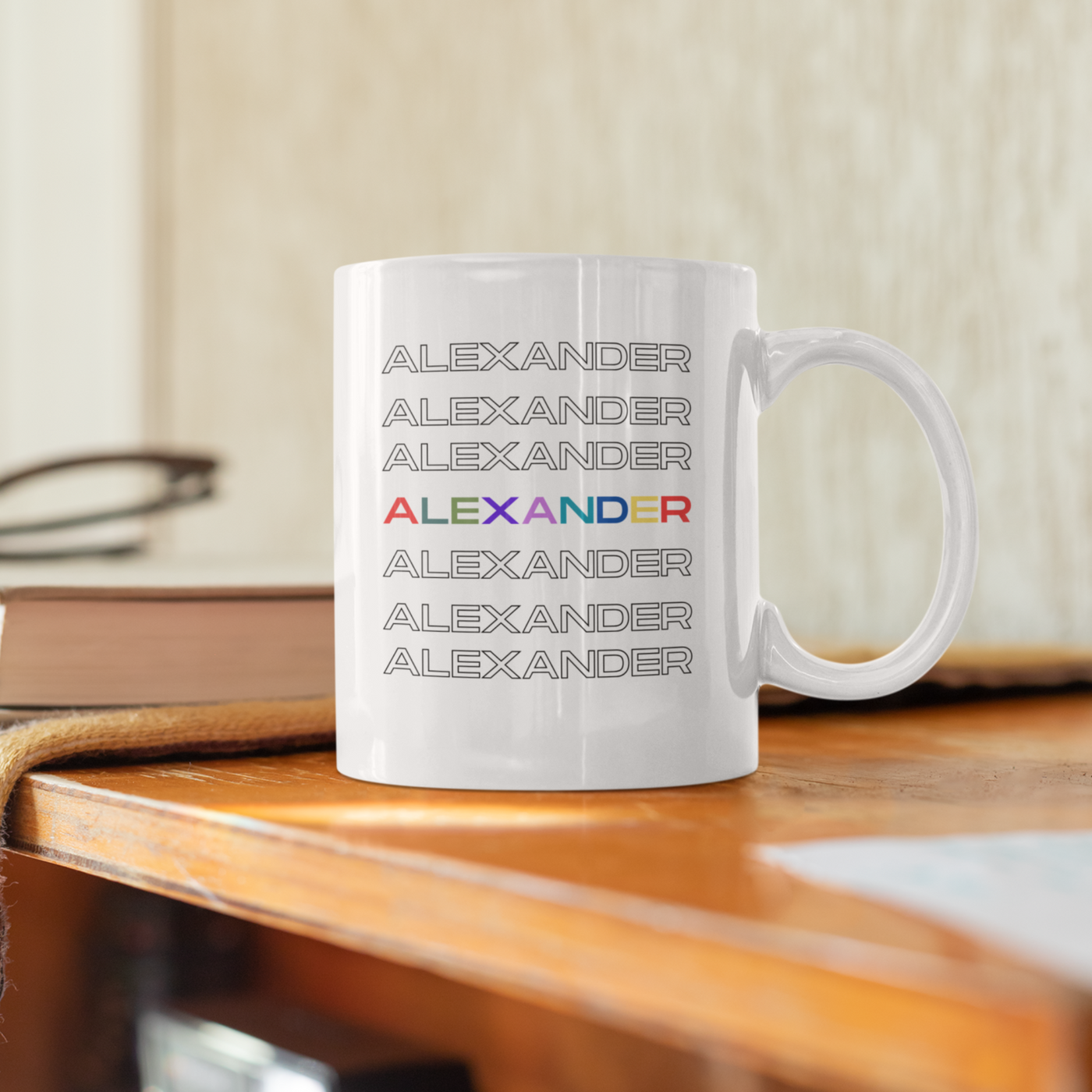 Alexander Ceramic Mug - Gift For Her - Personalised Mug