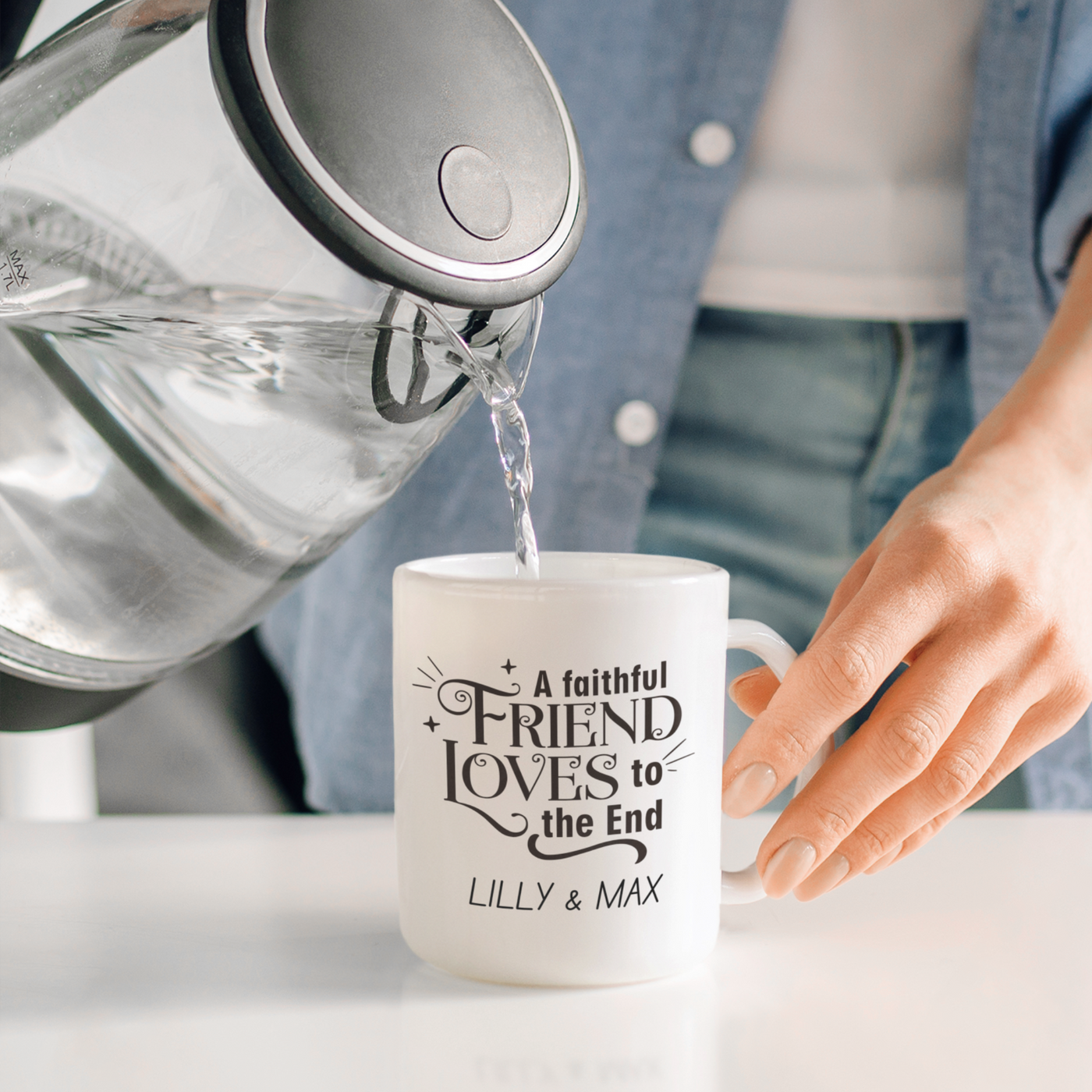 Friends Lovers to the end Ceramic Mug Gift