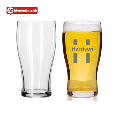 Premium Beer Pint Glass - Stylish, Perfect for Home & Bar Use