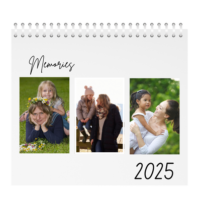 Memories Photo Wall Calendar 2025