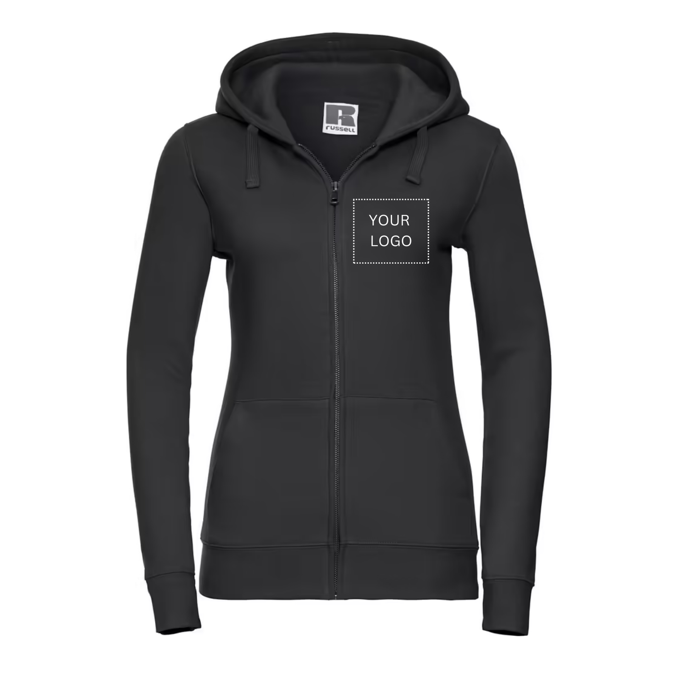 Russell R266F - Premium Ladies Full Zip Fleece Hooded Sweatshirt