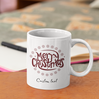 Custom Christmas Mug, Personalised Christmas Mug Ceramic Mug