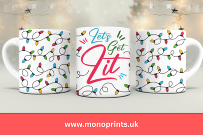 lets get lit Ceramic Mug Gift Personalised Mug