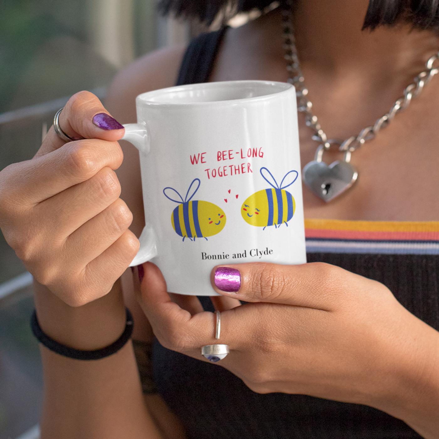 We bee Long  together mug Ceramic Mug Gift