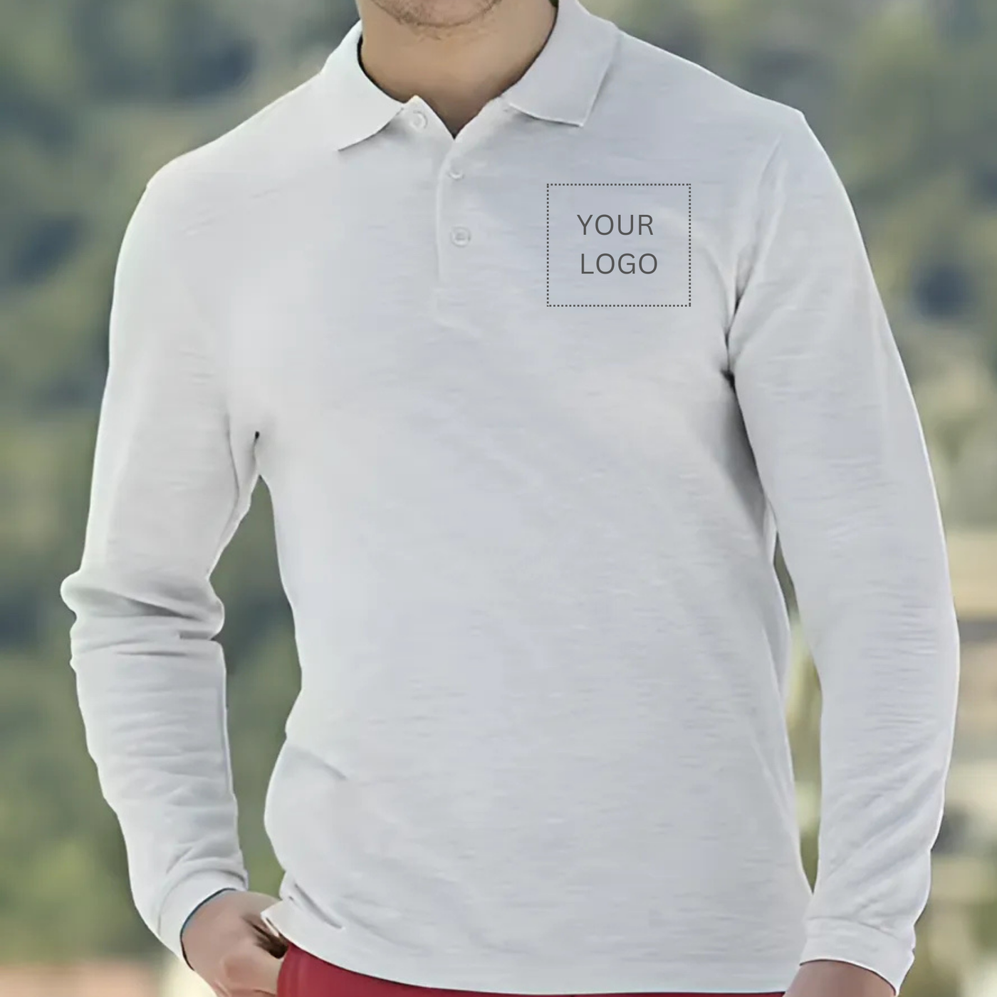 Fruit of the Loom Ultra Soft Cotton Long Sleeve Polo Shirt