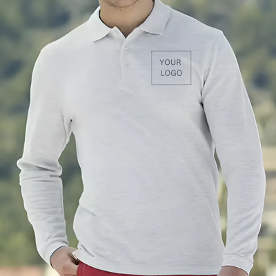 Fruit of the Loom Ultra Soft Cotton Long Sleeve Polo Shirt