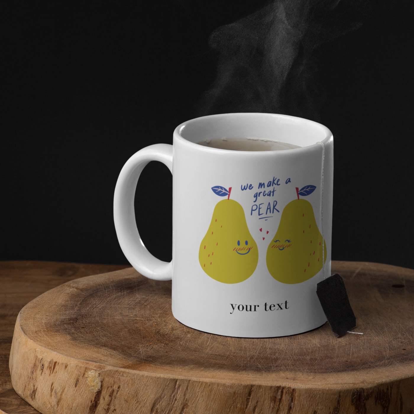 we Make a Great pear  mug Ceramic Mug Gift