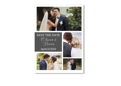 Photos Wedding Invitation Card