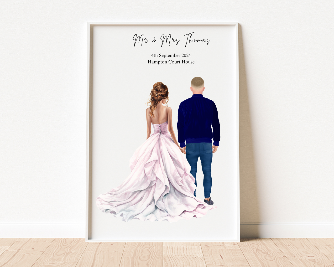 Personalised Wedding gift for couple,Bride and Groom Custom Print, Wedding