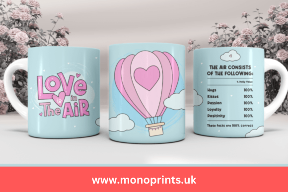 love in the air Mug Gift Personalised Mug