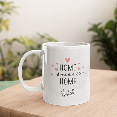 home sweet home Ceramic Mug - Gift For Her - Personalised Mug