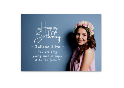 Birthday Photo Invitation Card