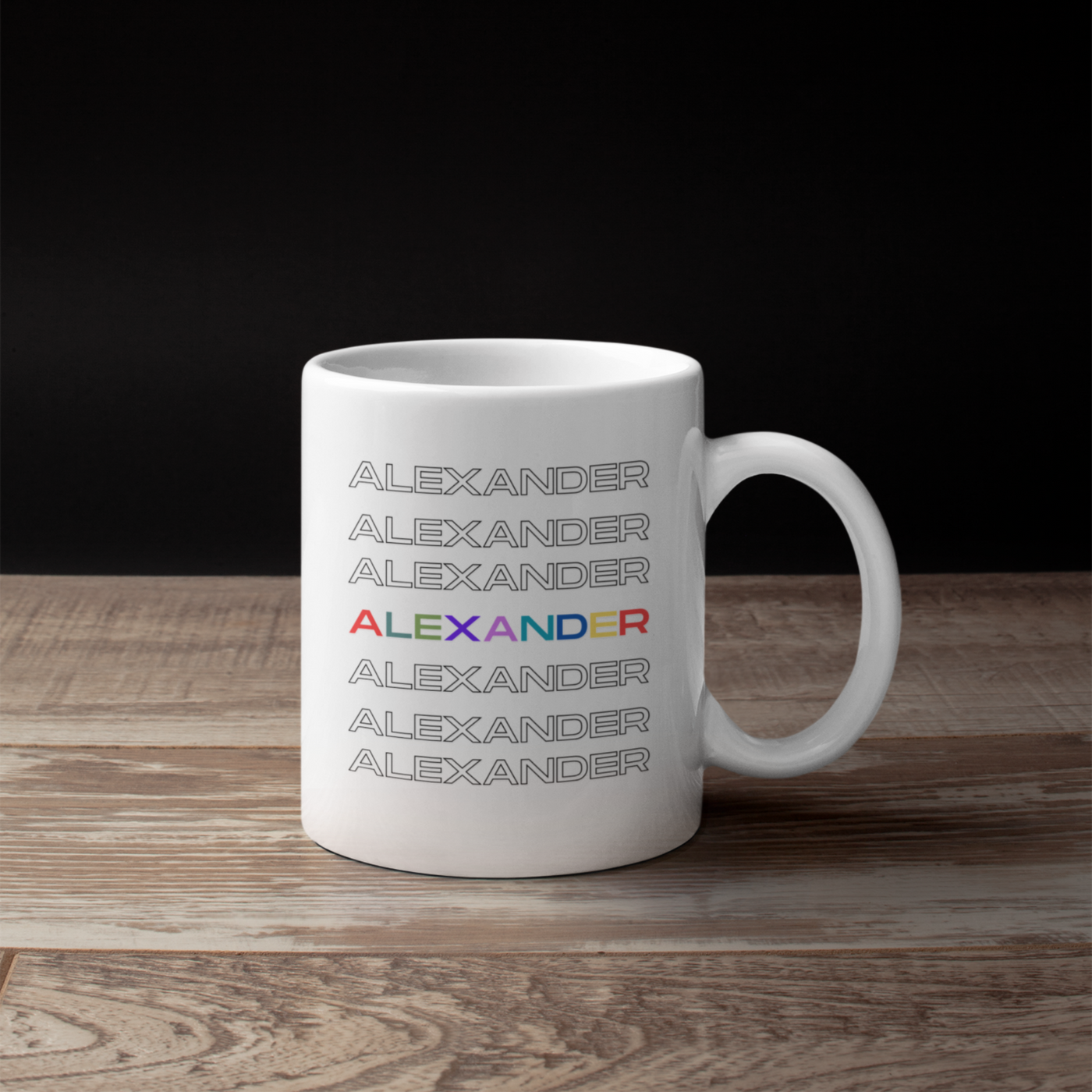 Alexander Ceramic Mug - Gift For Her - Personalised Mug