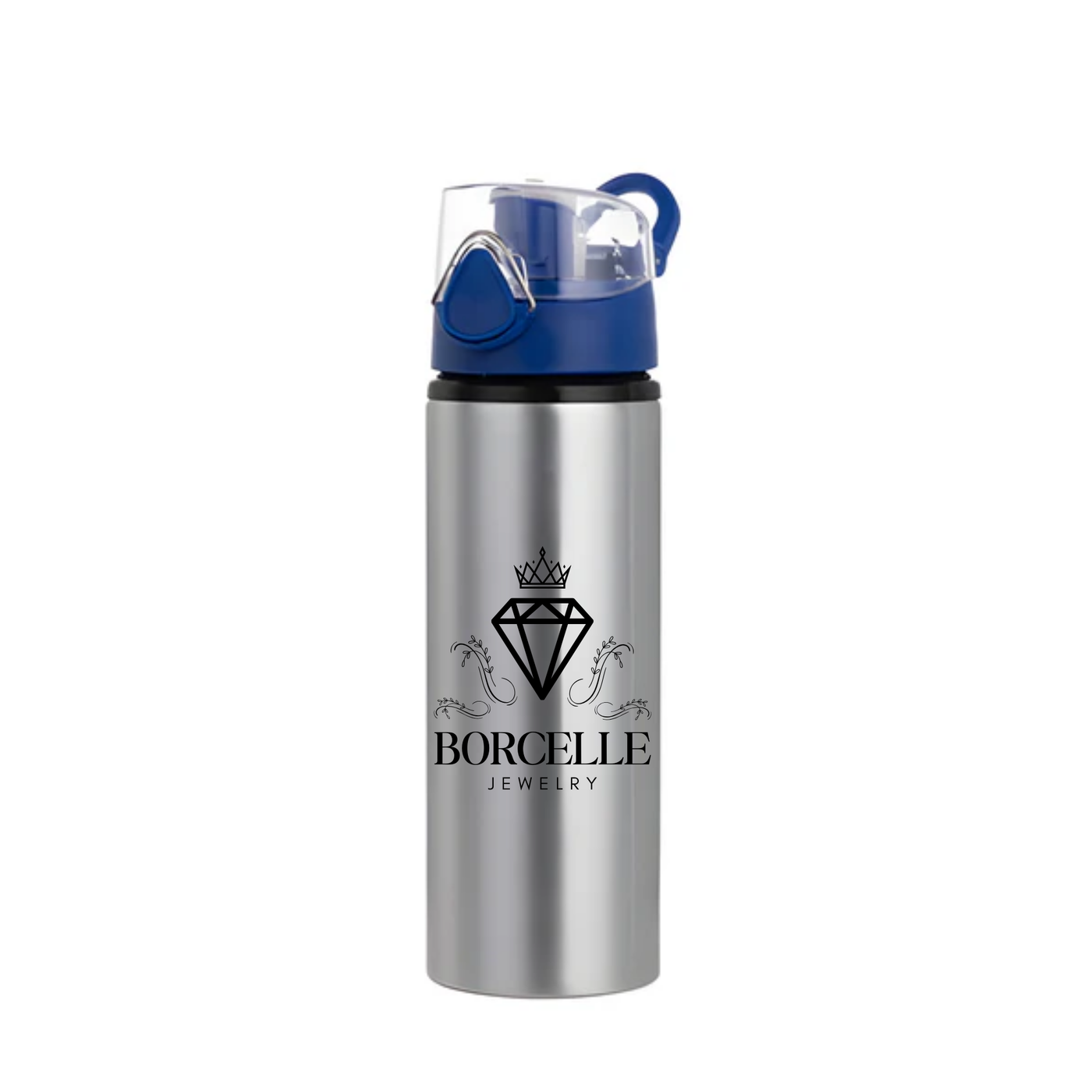 Water Bottle Aluminium 6 Coloured Flip Lid - 750ml