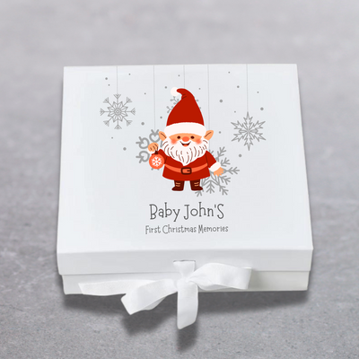 Personalised Merry Christmas Keepsake Box Gift