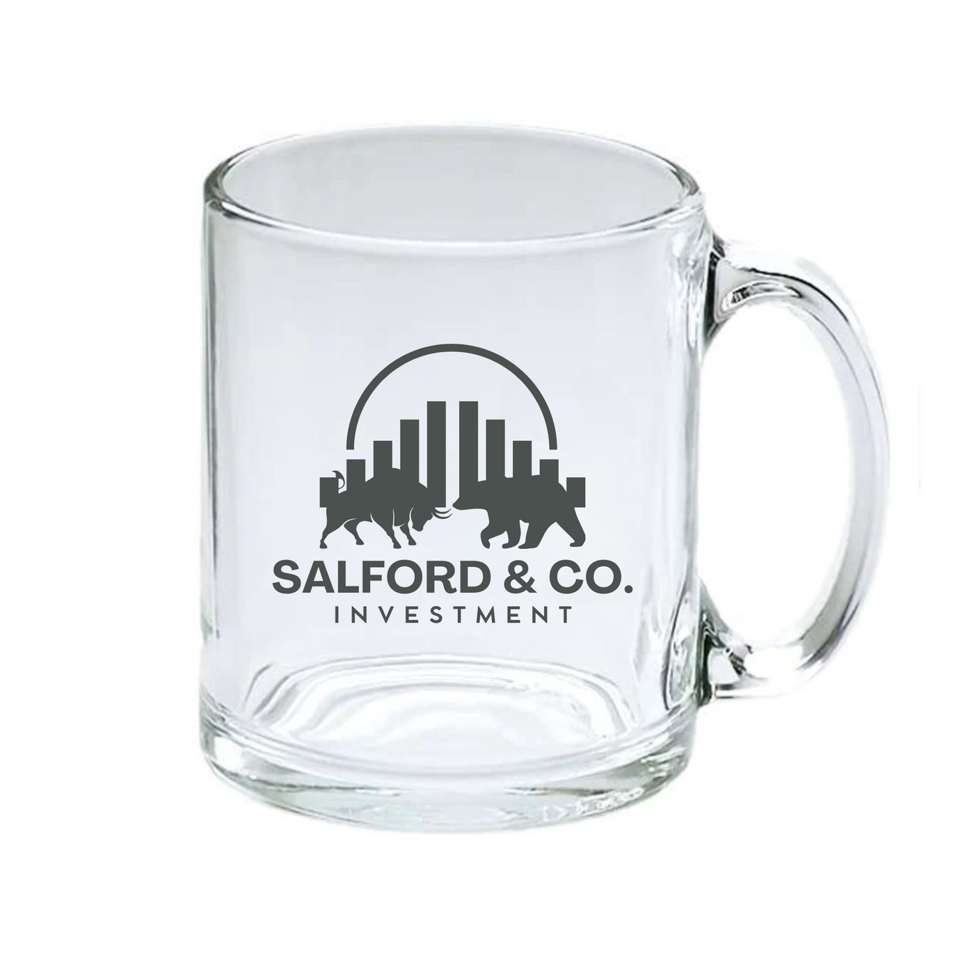 10oz Clear Glass Mug