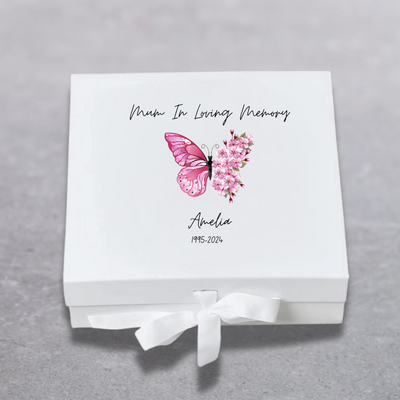 Personalised mom Keepsake Box Fox Memory Gift