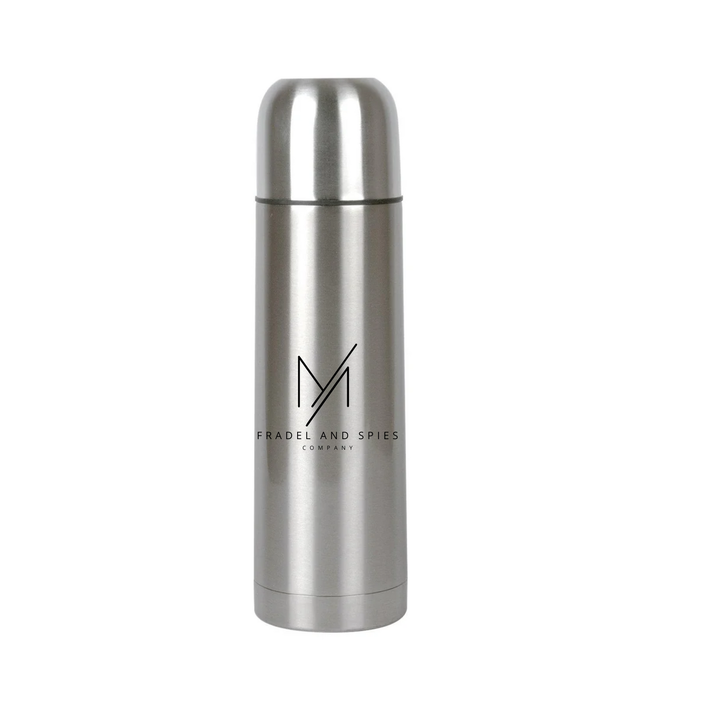 Thermal Flask Bottle - 500ml - FULL SILVER