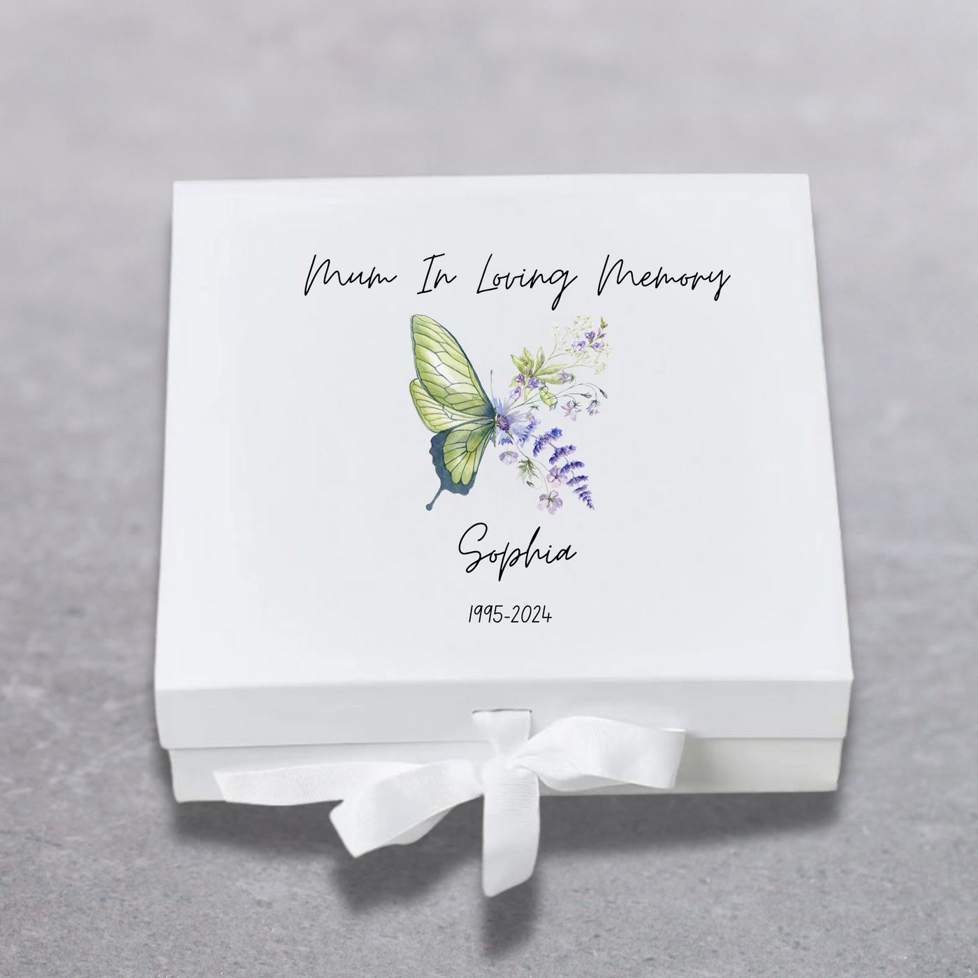 Personalised mom Keepsake Box Fox Memory Gift