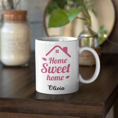 home sweet home Ceramic Mug - Gift For Her - Personalised Mug