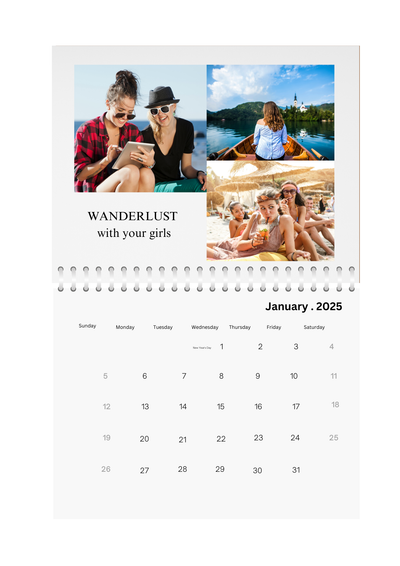 Travel More Wall Calendar 2025