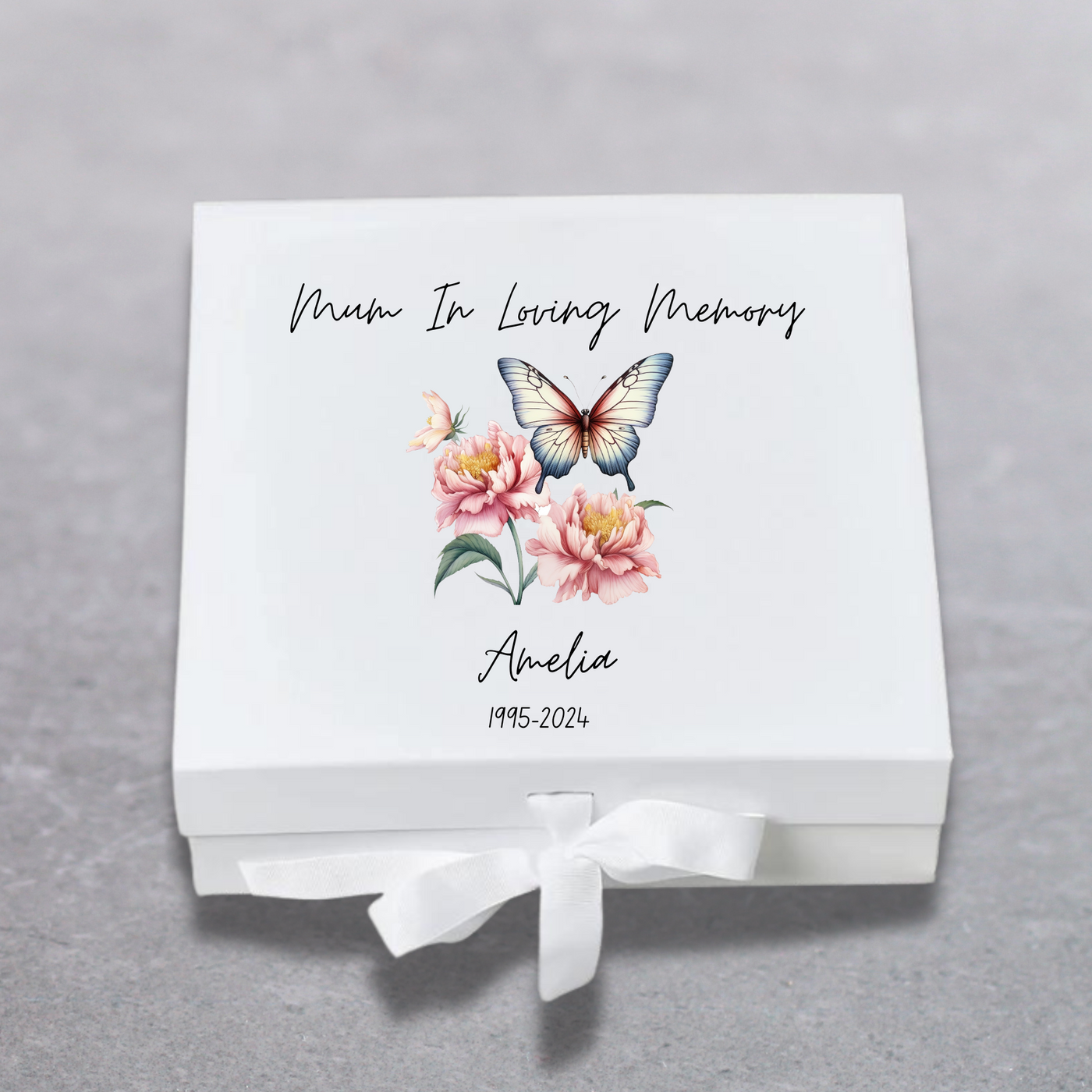 Personalised mom Keepsake Box Fox Memory Gift