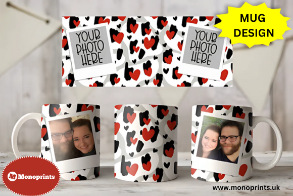 Lovers Ceramic Mug Gift Photo Personalised Mug