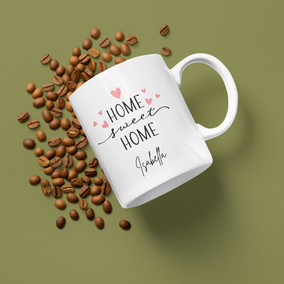 home sweet home Ceramic Mug - Gift For Her - Personalised Mug