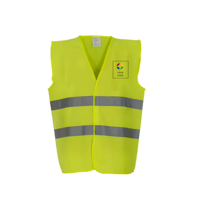 Yoko HVW102 - High-Visibility Safety Vest with Reflective Strips - Orange