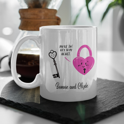 you re the key to my heart  mug Ceramic Mug Gift