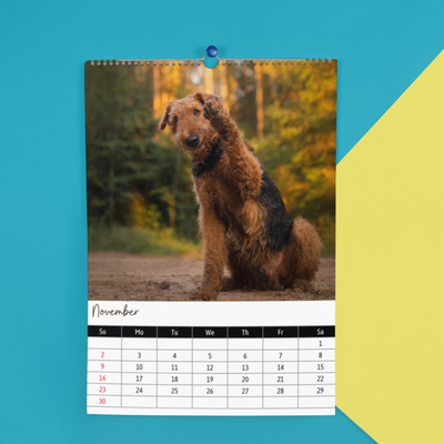 Airedale Terrier Calendar 2025