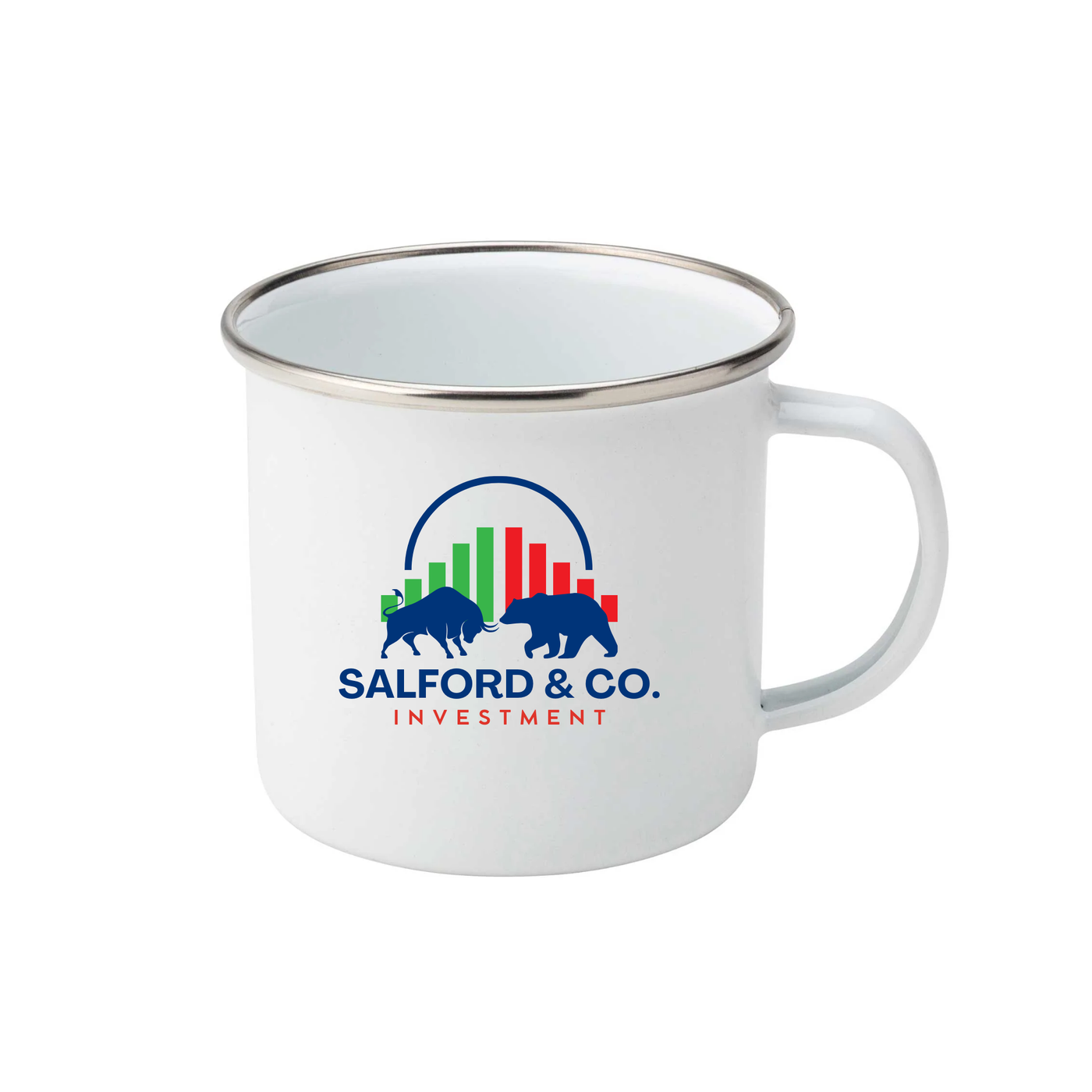 Enamel Mug  Colours Logo printed